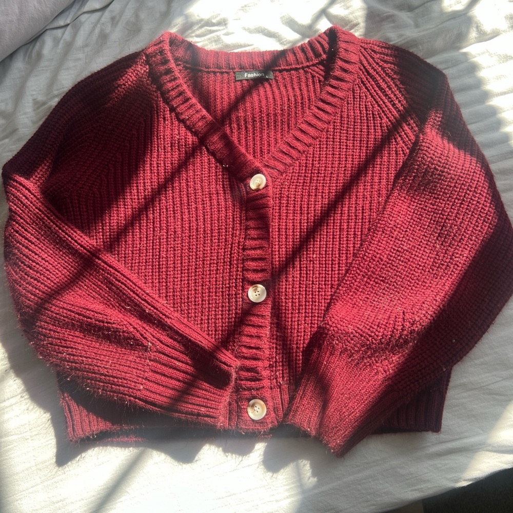 Burgundy Sweater